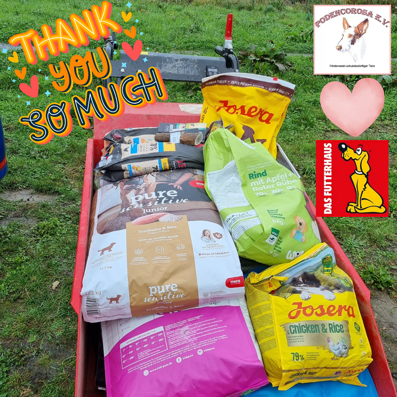 Futterhaus Rheine Futterspende